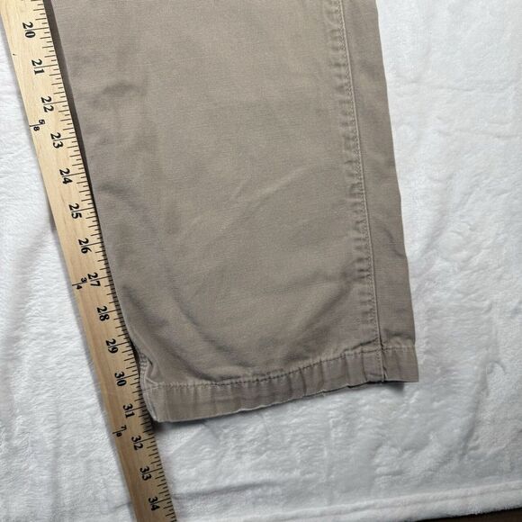 Men's Carhartt Relaxed Fit Cargo Pants Khaki 36 X 34‎ Work Straight - Picture 13 of 13